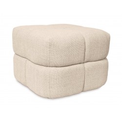 PUFF TROY TAPIZADO ACOLCHADO DE DISEÑO MODERNO