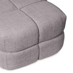 PUFF TROY TAPIZADO ACOLCHADO DE DISEÑO MODERNO