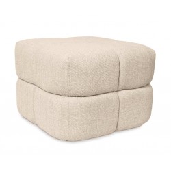 PUFF TROY TAPIZADO ACOLCHADO DE DISEÑO MODERNO