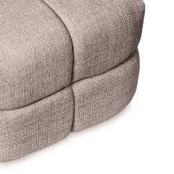 PUFF TROY TAPIZADO ACOLCHADO DE DISEÑO MODERNO