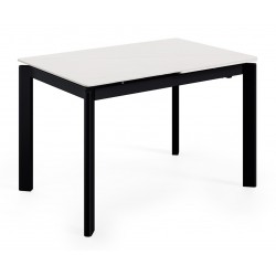 MESA EXTENSIBLE CONSTANCE CON TAPA DE PORCELÁNICO