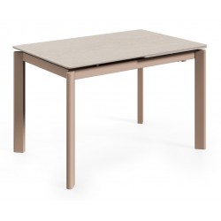 MESA EXTENSIBLE CONSTANCE CON TAPA DE PORCELÁNICO