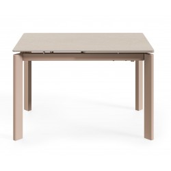 MESA EXTENSIBLE CONSTANCE CON TAPA DE PORCELÁNICO