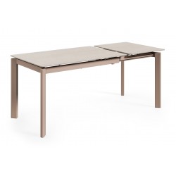 MESA EXTENSIBLE CONSTANCE CON TAPA DE PORCELÁNICO