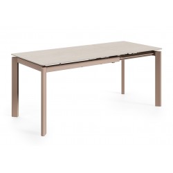 MESA EXTENSIBLE CONSTANCE CON TAPA DE PORCELÁNICO