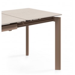 MESA EXTENSIBLE CONSTANCE CON TAPA DE PORCELÁNICO