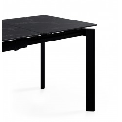MESA EXTENSIBLE CONSTANCE CON TAPA DE PORCELÁNICO