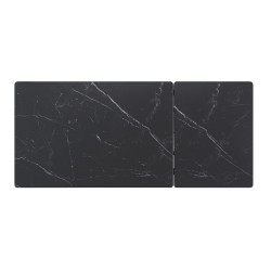 MESA EXTENSIBLE CONSTANCE CON TAPA DE PORCELÁNICO