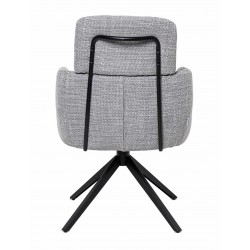 SILLA GIRATORIA JANICE DE TAPIZADO SUAVE