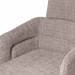 SILLA GIRATORIA JANICE DE TAPIZADO SUAVE