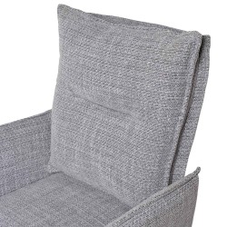 SILLA GIRATORIA ELLEN TAPIZADA CON MUELLES ENSACADOS