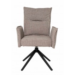 SILLA GIRATORIA ELLEN TAPIZADA CON MUELLES ENSACADOS