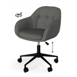 SILLA DE OFICINA CANTERBURY GIRATORIA Y ERGONÓMICA