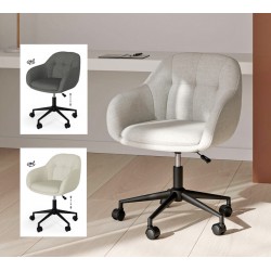 SILLA DE OFICINA CANTERBURY GIRATORIA Y ERGONÓMICA