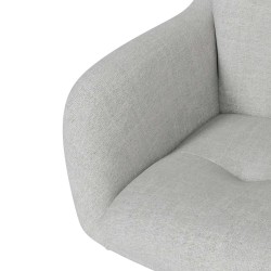 SILLA DE OFICINA ONTARIO CON RUEDAS Y ALTURA AJUSTABLE