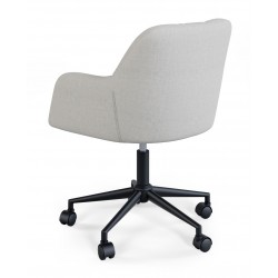 SILLA DE OFICINA STANFORD TAPIZADA AJUSTABLE