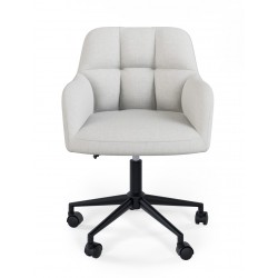 SILLA DE OFICINA STANFORD TAPIZADA AJUSTABLE