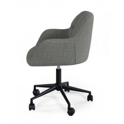 SILLA DE OFICINA STANFORD TAPIZADA AJUSTABLE