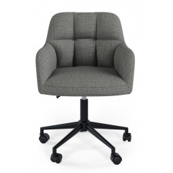 SILLA DE OFICINA STANFORD TAPIZADA AJUSTABLE