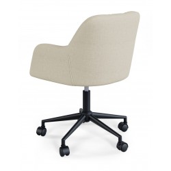 SILLA DE OFICINA STANFORD TAPIZADA AJUSTABLE