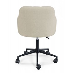 SILLA DE OFICINA STANFORD TAPIZADA AJUSTABLE