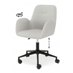 SILLA DE OFICINA IRVINE TAPIZADA CON ALTURA AJUSTABLE