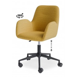 SILLA DE OFICINA IRVINE TAPIZADA CON ALTURA AJUSTABLE