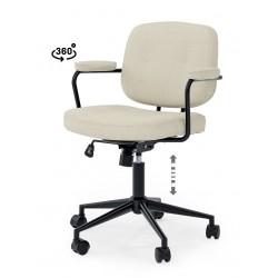 SILLA DE OFICINA COLUMBIA ESTILO RETRO AJUSTABLE