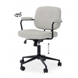 SILLA DE OFICINA COLUMBIA ESTILO RETRO AJUSTABLE