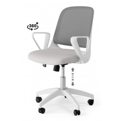 SILLA DE OFICINA SIRACUSA ERGONÓMICA CON RESPALDO DE MALLA
