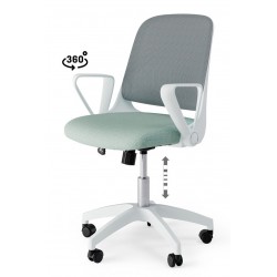 SILLA DE OFICINA SIRACUSA ERGONÓMICA CON RESPALDO DE MALLA