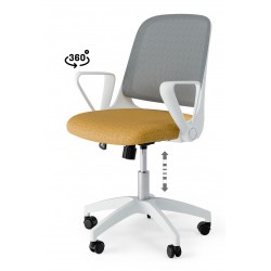 SILLA DE OFICINA SIRACUSA ERGONÓMICA CON RESPALDO DE MALLA