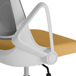 SILLA DE OFICINA SIRACUSA ERGONÓMICA CON RESPALDO DE MALLA