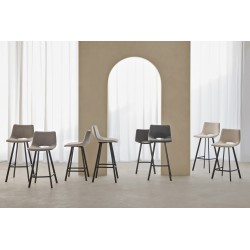 TABURETE TAPIZADO CLARK-ASTON