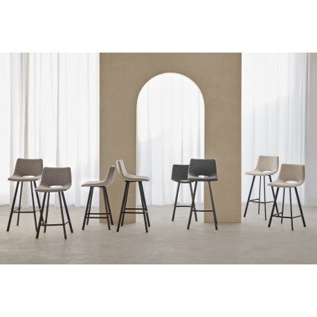 TABURETE TAPIZADO CLARK-ASTON