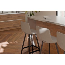 TABURETE TAPIZADO CLARK-ASTON