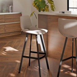 TABURETE TAPIZADO CLARK-ASTON