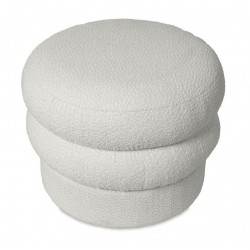 PUFF REDONDO ELLIOT DE TEXTURA SUAVE