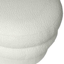 PUFF REDONDO ELLIOT DE TEXTURA SUAVE