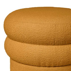 PUFF REDONDO ELLIOT DE TEXTURA SUAVE