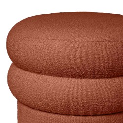 PUFF REDONDO ELLIOT DE TEXTURA SUAVE