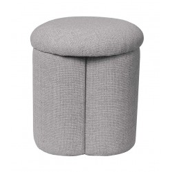 PUFF TAPIZADO LYAN EN COLORES NATURALES