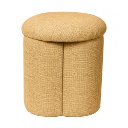 PUFF TAPIZADO LYAN EN COLORES NATURALES