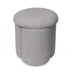 PUFF TAPIZADO LYAN EN COLORES NATURALES