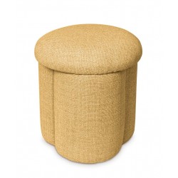 PUFF TAPIZADO LYAN EN COLORES NATURALES