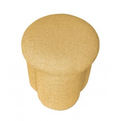 PUFF TAPIZADO LYAN EN COLORES NATURALES