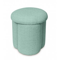 PUFF TAPIZADO LYAN EN COLORES NATURALES