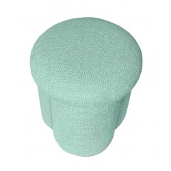 PUFF TAPIZADO LYAN EN COLORES NATURALES