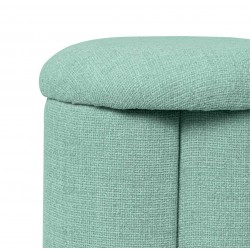 PUFF TAPIZADO LYAN EN COLORES NATURALES