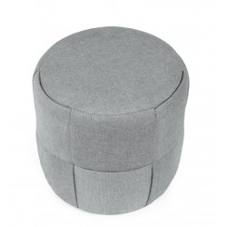 PUFF REDONDO ELIAS CON TAPIZADO TEXTURIZADO
